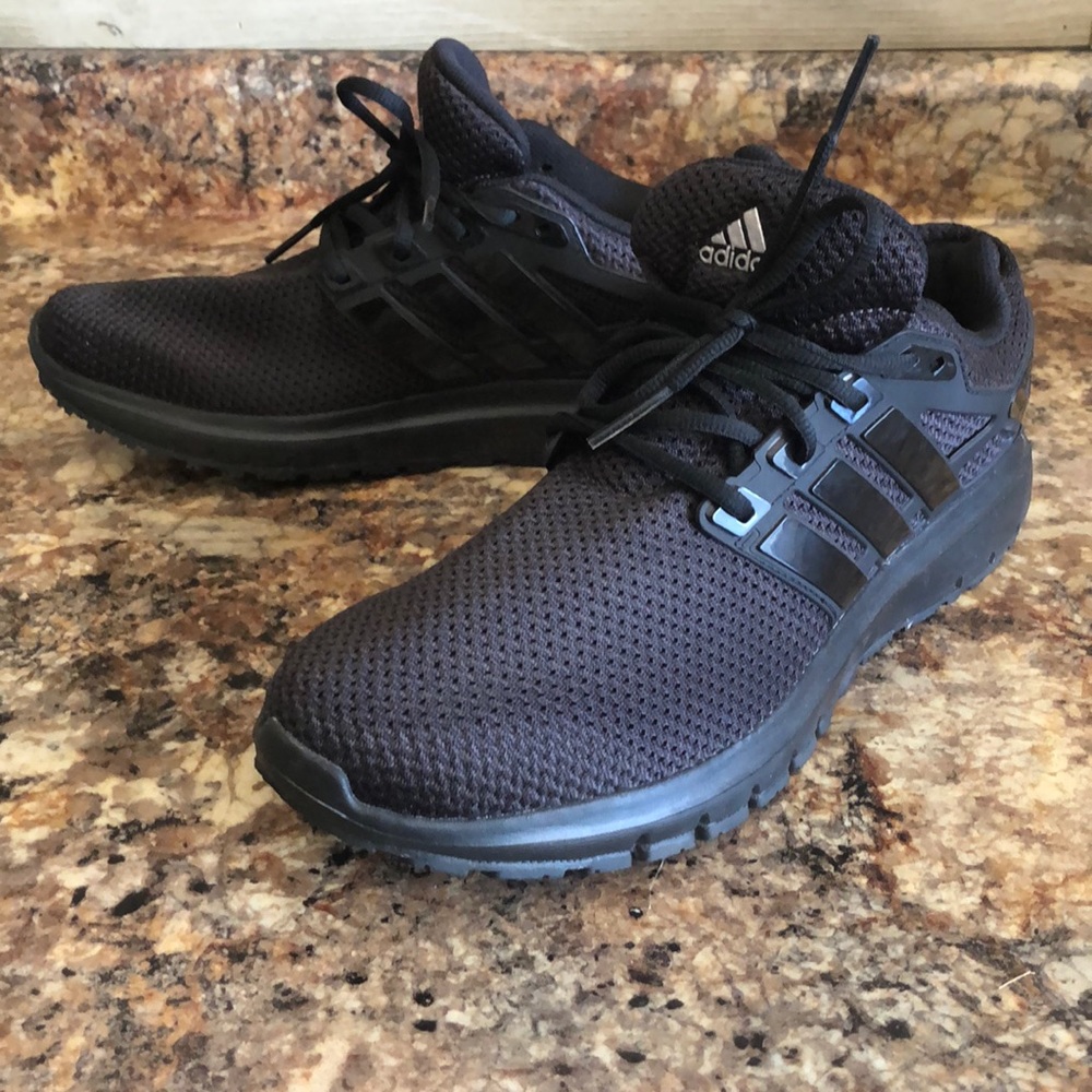 Adidas running shoes.